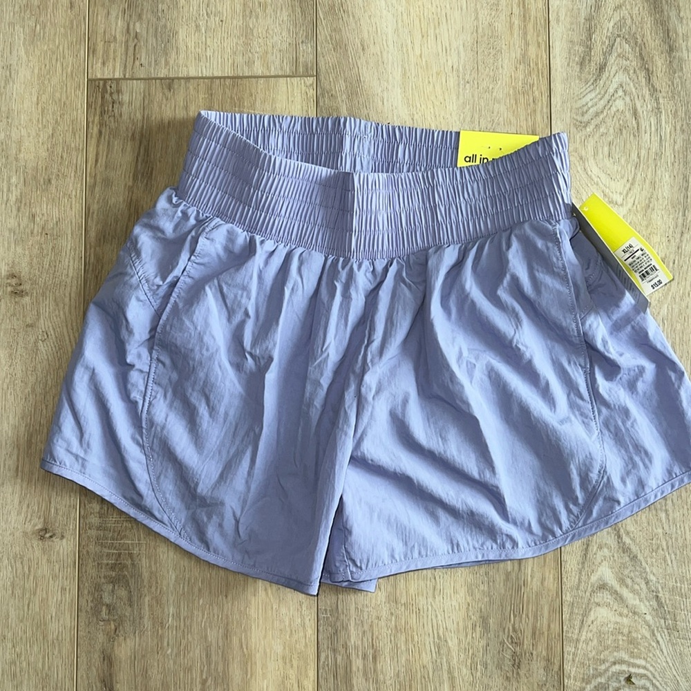 5/$15! All in One Motion nwt lilac shorts